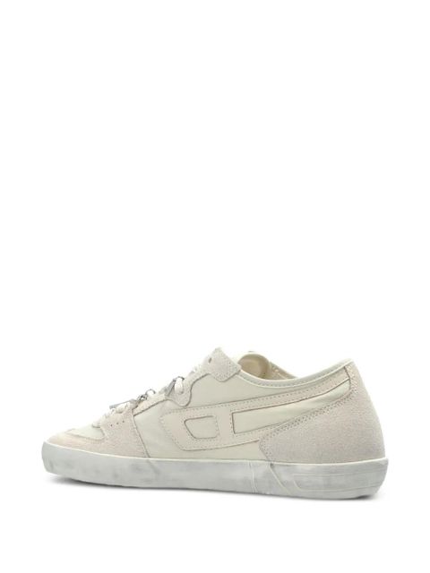 Diesel S-Leroji D-1 Low letters-detail suede low-top sneakers - White