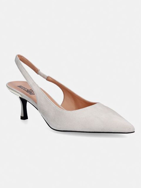 Love Moschino szpilki zamszowe