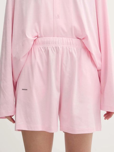 Pangaia piżama bawełniana damska kolor różowy bawełniana 10002463