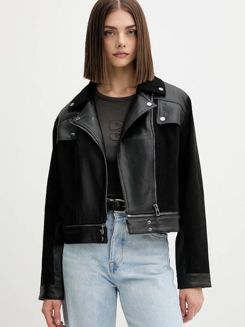 Desigual ramoneska MOTOR kolor czarny przejściowa 25WWEW53 - zdjęcie produktu nr 1