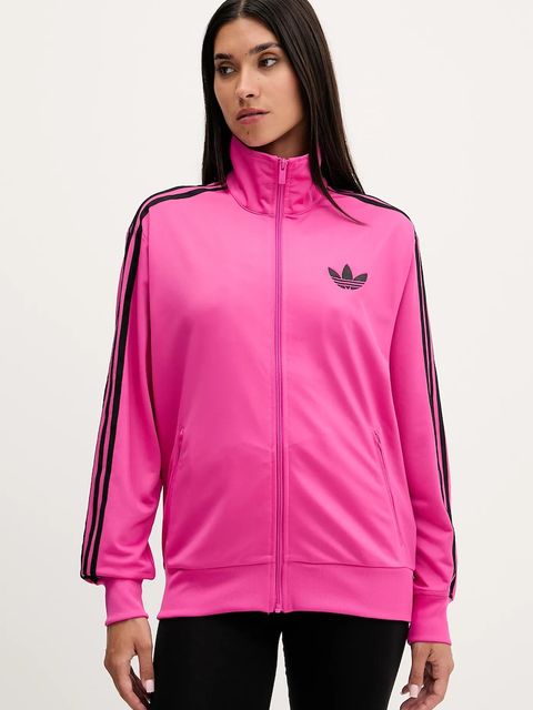 adidas Originals bluza Firebird damska kolor różowy z aplikacją JX7866 - zdjęcie produktu nr 1