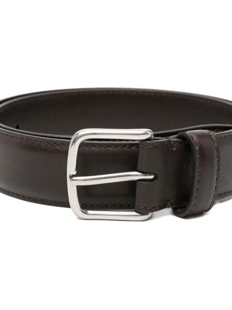 The Row classic leather belt - Brown