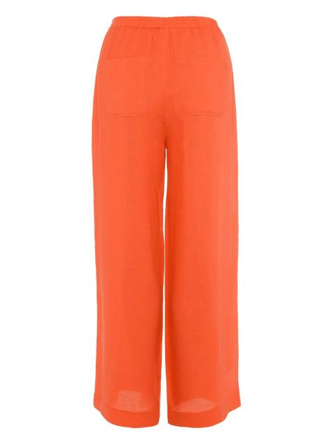 ERES Select wide-leg linen trousers - Orange
