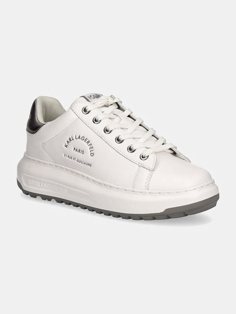 Karl Lagerfeld sneakersy skórzane KAPRI kolor biały KL67538 - zdjęcie produktu nr 1
