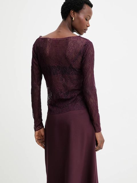 Answear.LAB bluzka damska kolor bordowy - zdjęcie produktu nr 2