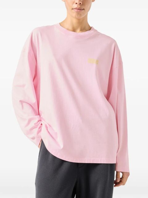 American Vintage Gixy round-neck top - Pink