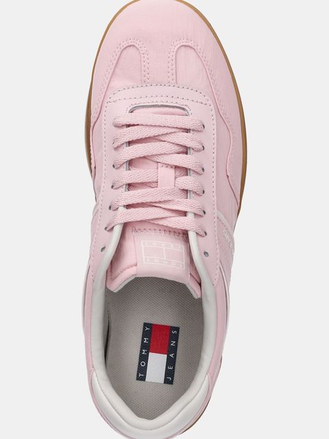Tommy Jeans sneakersy THE GREENWICH TEXTILE damskie kolor różowy EN0EN02805