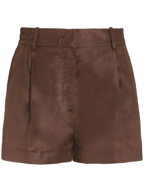 Valentino Garavani pressed-crease tailored shorts - Brown - zdjęcie produktu nr 1