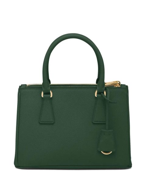 Prada small Galleria leather tote bag - Green - zdjęcie produktu nr 2
