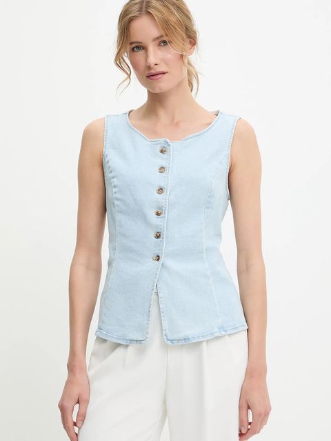 Answear.LAB kamizelka jeansowa - zdjęcie produktu nr 1