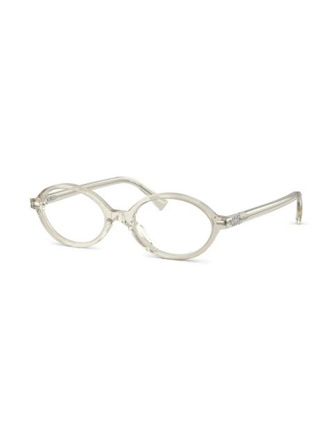 Miu Miu Eyewear Regard glasses - Green - zdjęcie produktu nr 2