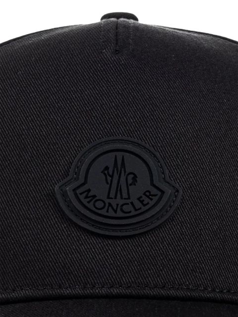 Moncler logo-patch baseball cap - Black