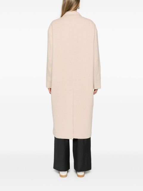 ISABEL MARANT Efezia single-breasted coat - Neutrals