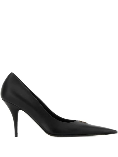 Balenciaga 90mm Avenue BB Editor leather pumps - Black - zdjęcie produktu nr 1