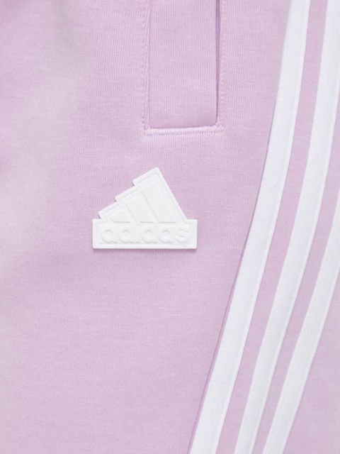 adidas spodnie dresowe kolor różowy z aplikacją