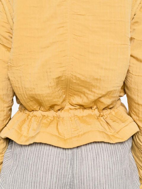 MARANT ÉTOILE Blandina flap pocket tie jacket - Yellow