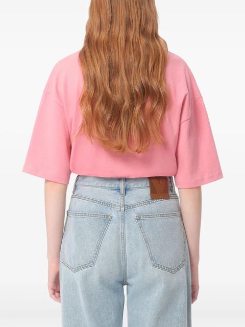 Valentino Garavani Chez-print T-shirt - Pink