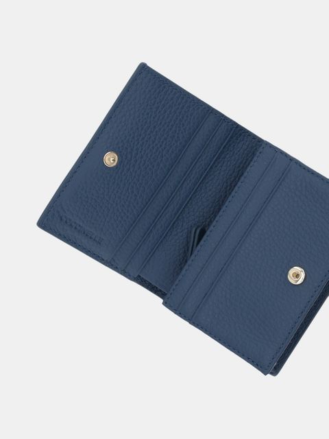 Coccinelle portfel skórzany damski kolor niebieski E2 MW5 17 21 01