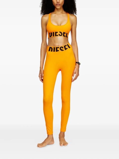 Diesel Adeline-D-Pop logo-detail trousers - Orange