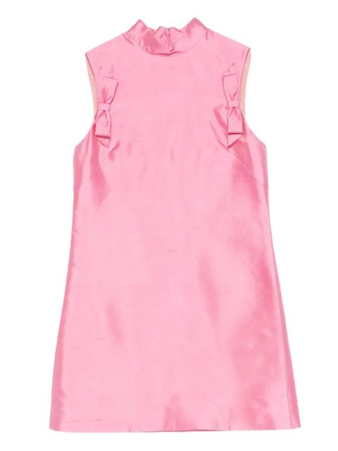 Valentino Garavani bow-detail mini dress - Pink - zdjęcie produktu nr 1