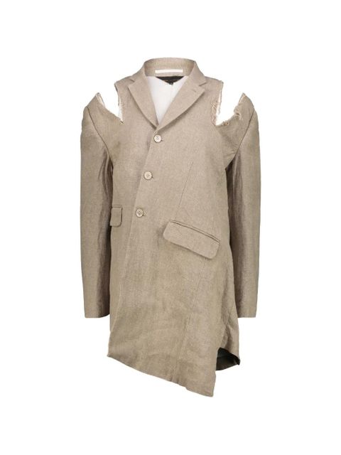 Comme Des Garçons cut-out blazer - Neutrals - zdjęcie produktu nr 1