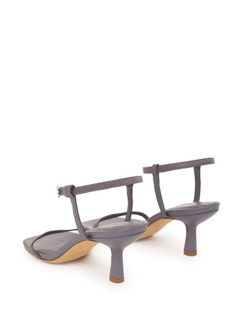 ANINE BING leather open-toe sandals - Grey