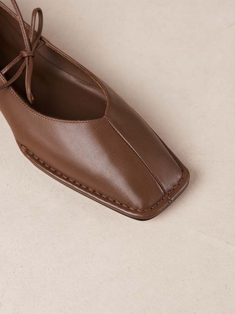 Alohas baleriny skórzane Sway