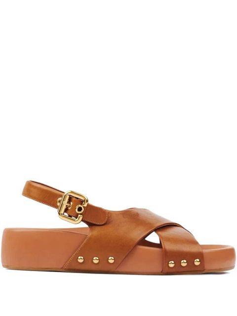 Chloé Mae studded sandals - Brown - zdjęcie produktu nr 1