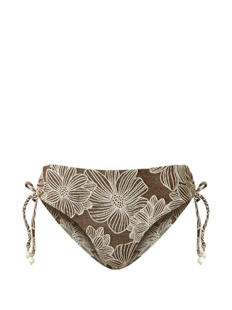 TWINSET jacquard bikini bottoms - Brown - zdjęcie produktu nr 1