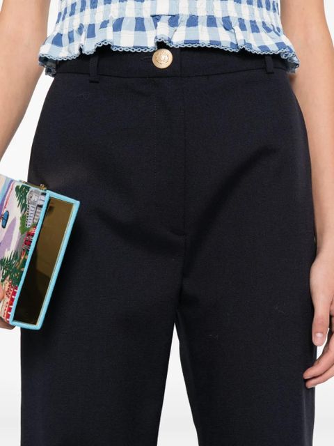 SANDRO high-waiste trousers - Blue