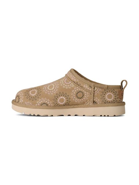 UGG kapcie zamszowe W Classic Micro Sun Stitch