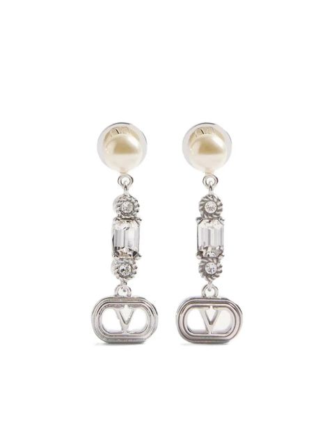 Valentino Garavani Ovalette earrings - Silver - zdjęcie produktu nr 1