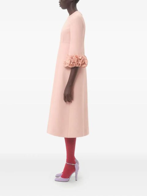 Valentino Garavani midi Crepe Couture midi dress - Pink