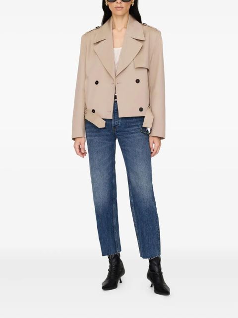 ANINE BING Greer double-breasted jacket - Neutrals