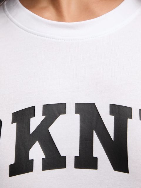 Dkny piżama z dodatkiem bawełny damska kolor biały YI80064