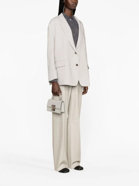 The Frankie Shop Bea oversized blazer - Grey