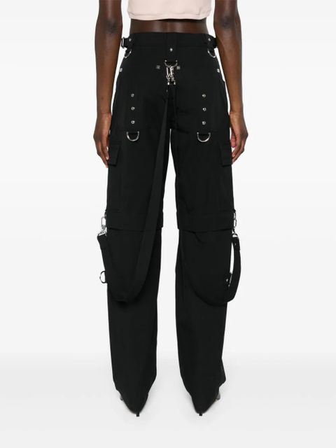 Givenchy high-waist cargo trousers - Black