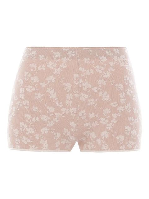 FENDI lace mini shorts - Neutrals - zdjęcie produktu nr 1