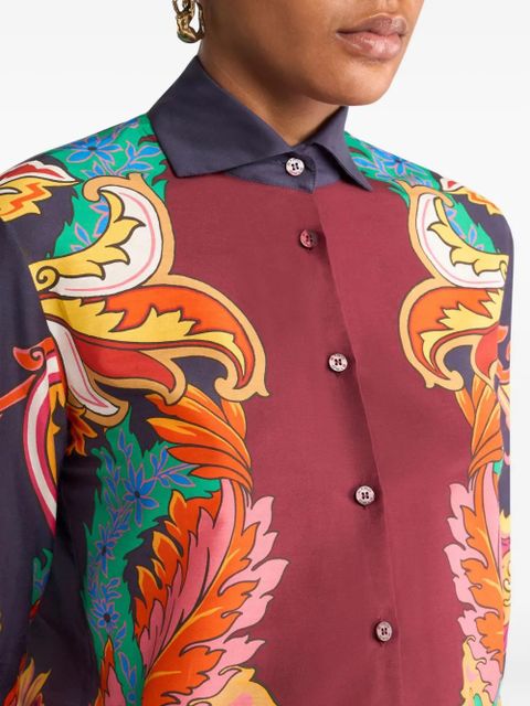 ETRO floral-print shirt - Red