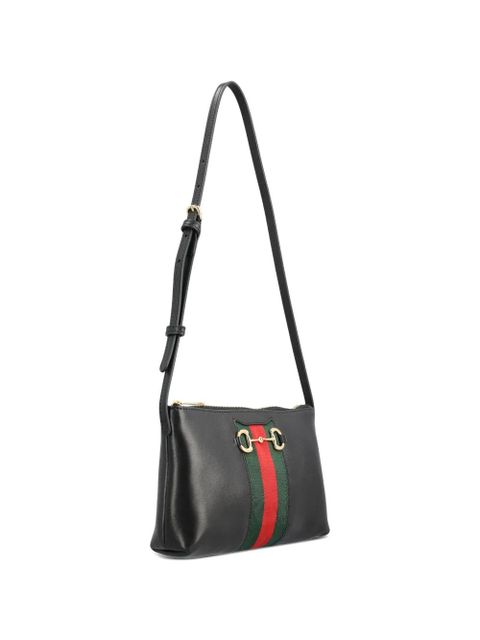Gucci mini horsebit-detail shoulder bag - Black