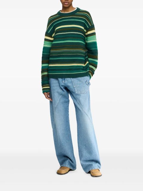 JW Anderson striped jumper - Green