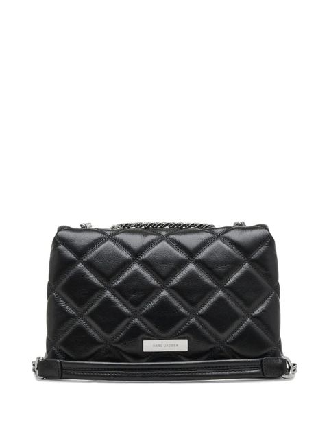 Marc Jacobs The Slim quilted dual-chain leather shoulder bag - Black - zdjęcie produktu nr 2