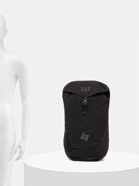 EA7 Emporio Armani plecak kolor czarny duży gładki AF18336.7X000295