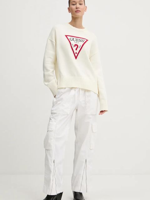 Guess Jeans sweter bawełniany - zdjęcie produktu nr 2