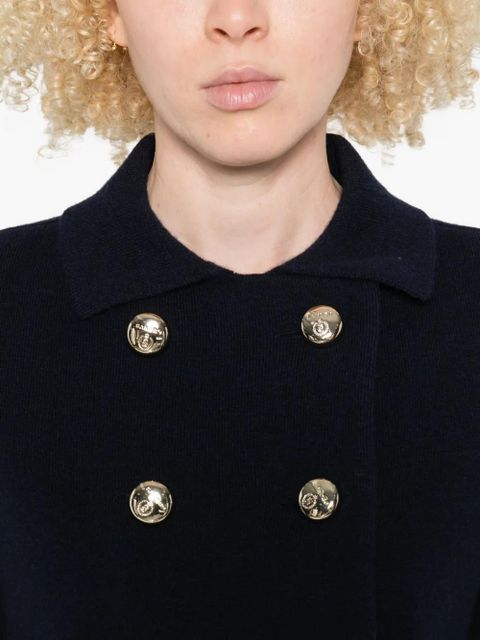 SANDRO double-breasted cardigan - Blue