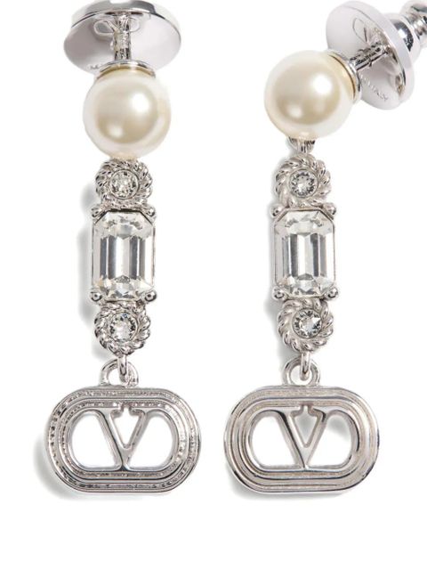 Valentino Garavani Ovalette earrings - Silver