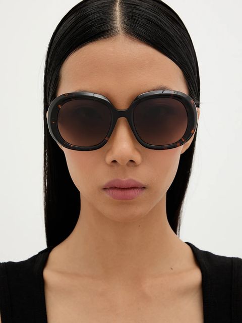 Tommy Hilfiger okulary przeciwsłoneczne damskie kolor czarny TH 2284/S