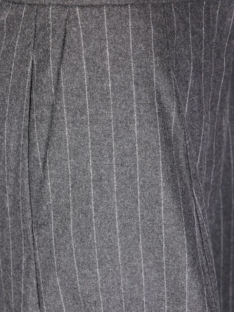 Sportmax pinstripe pleated trousers - Grey - zdjęcie produktu nr 2