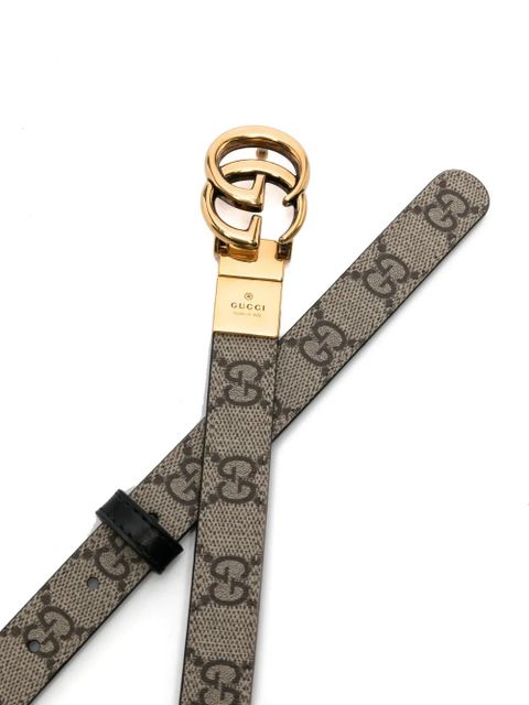 Gucci Gucci GG 2cm Reversible Belt - Neutrals - zdjęcie produktu nr 2