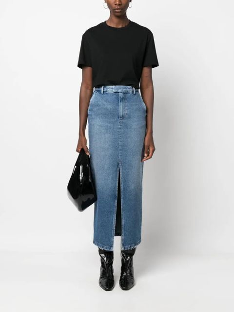 WARDROBE.NYC crew-neck cotton T-shirt - Black - zdjęcie produktu nr 2